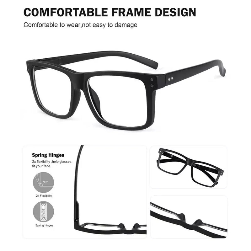 eyekeeper.com Fashionable Large Frame Reading Glasses R2142 Eyeglasses