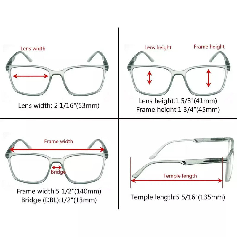 eyekeeper.com Fashionable Modern Frame Reading Glasses R151 Eyeglasses