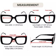 eyekeeper.com Fashionable Rectangle Reading Glasses Stylish Readers R2101 Eyeglasses