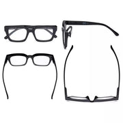 eyekeeper.com Fashionable Thicker Frame Reading Glasses Square Design R9106-A Eyeglasses