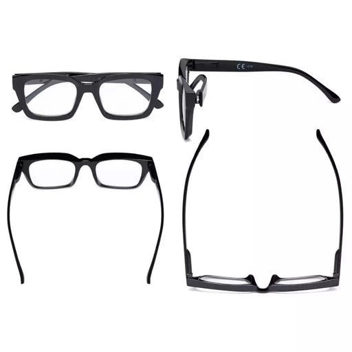 eyekeeper.com Fashionable Thicker Frame Reading Glasses Square Design R9106-A Eyeglasses