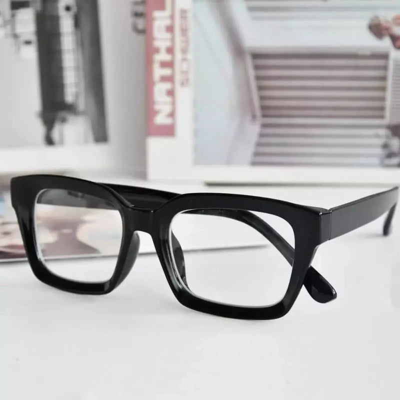 eyekeeper.com Fashionable Thicker Frame Reading Glasses Square Design R9106-A Eyeglasses