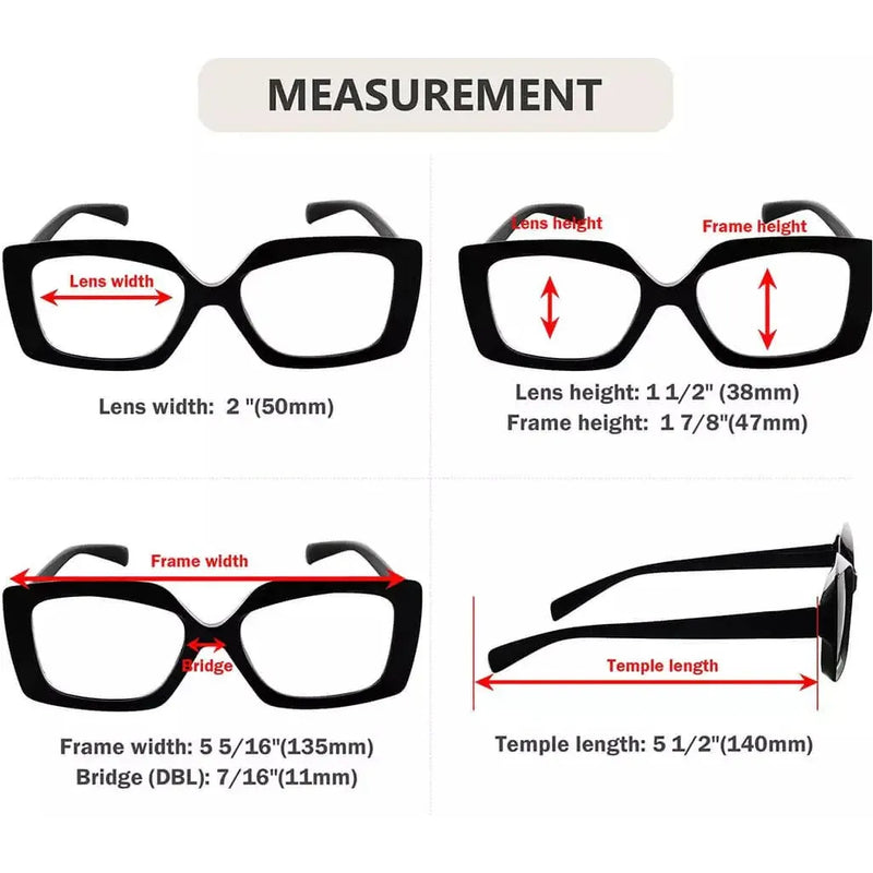 eyekeeper.com Fashionable Reading Glasses Thicker Frame Readers R2010 Eyeglasses