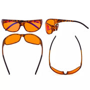 eyekeeper.com Fashionable Wrapped Blue Light Blocking Eyeglasses DSS080-A Eyeglasses