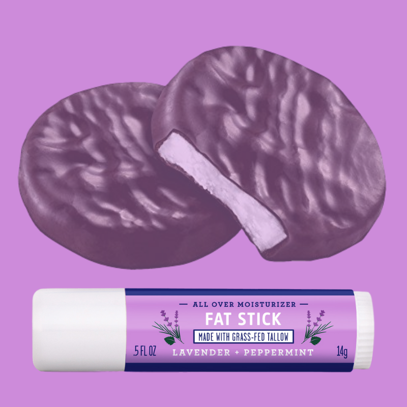 FATCO Skincare Products Fat Stick, Lavender + Peppermint, 0.5 Oz
