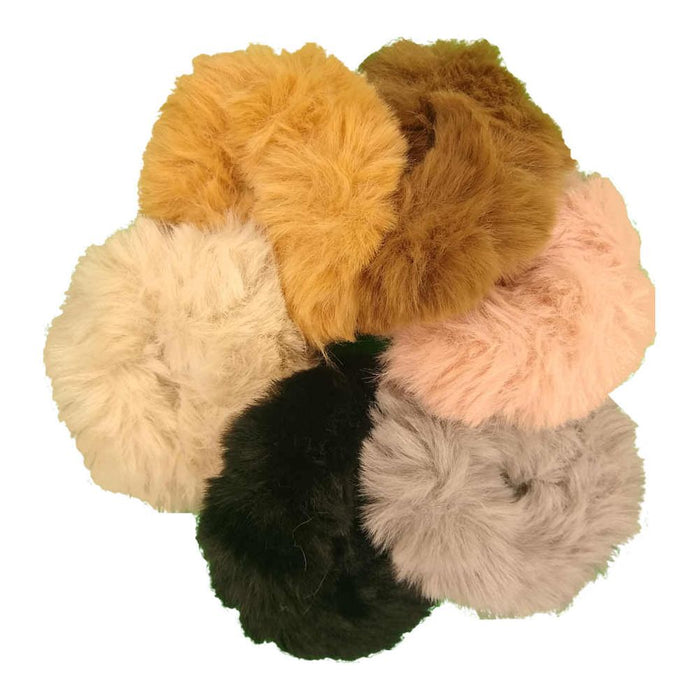 Threddies Faux Fur Scrunchies