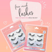 Prolux Cosmetics Faux Mink Lashes Eyelashes - 3 Pair