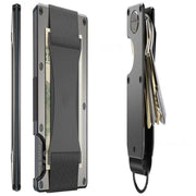 SmartPursue™ Carbon Fiber Wallet - RFID Blocking Metal Card Holder Card Wallet
