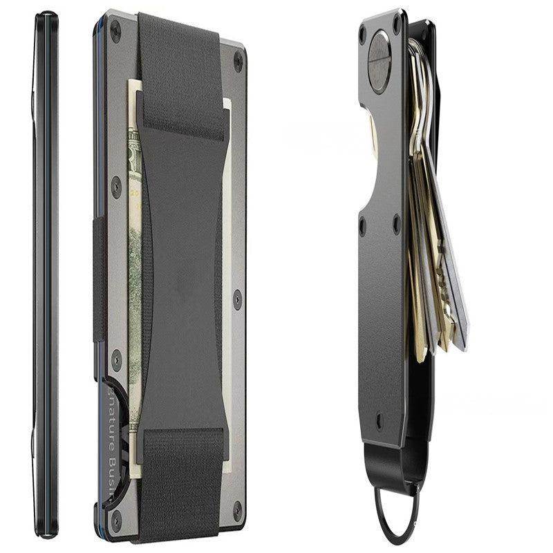 SmartPursue™ Carbon Fiber Wallet - RFID Blocking Metal Card Holder Card Wallet
