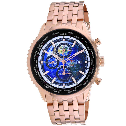 Bids.com Seapro Men's Meridian World Timer GMT Watches