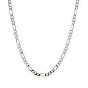 Bids.com 2.6mm 14k White Gold Solid Figaro Chain Necklaces