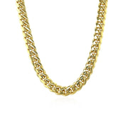 Bids.com 5.0mm 14k Yellow Gold Classic Miami Cuban Solid Chain Necklaces