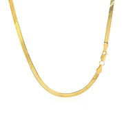 Bids.com Imperial Herringbone Chain in 10k Yellow Gold (2.80 mm) Necklaces