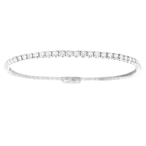 Bids.com 3.00ct Diamond Tennis Bracelet 14KT White Gold Bracelets White Smoke 7.25