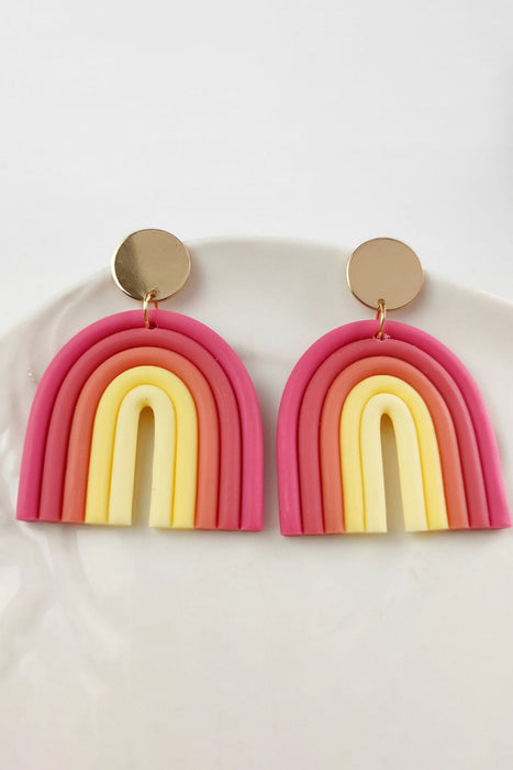 Rainbow Shape Dangle Earrings