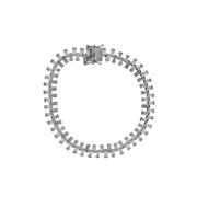 Bids.com Cubic Zirconium Tennis Bracelet Sterling Silver Bracelets