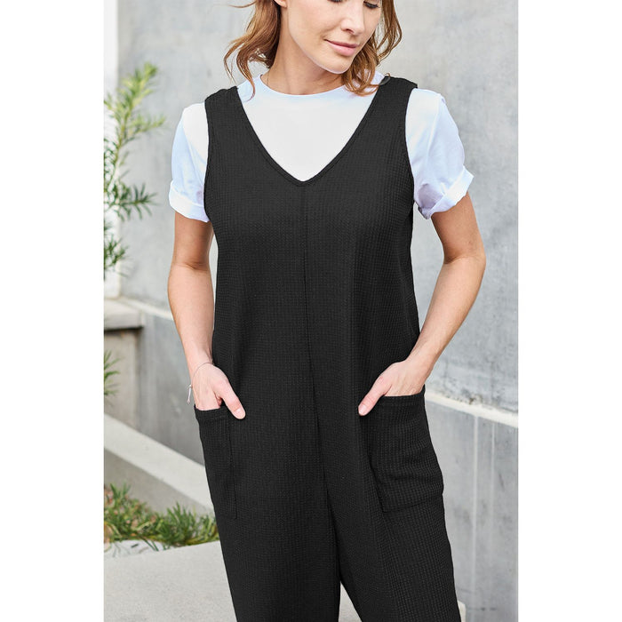 Double Take Sleeveless Straight Jumpsuit