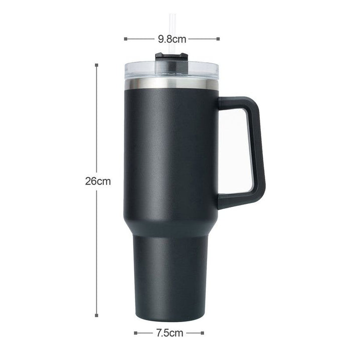 40oz Vacuum-Sealed Insulated Grip Tumbler