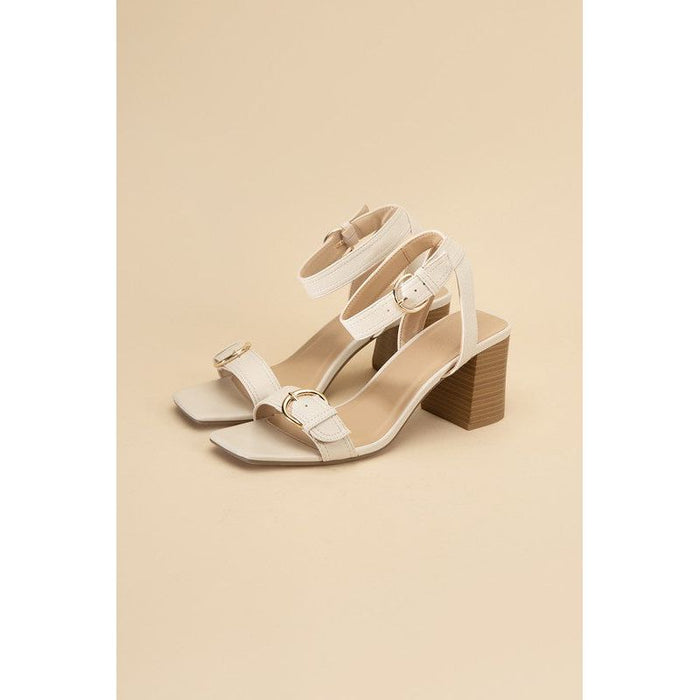 TREATY-S Buckle Sandal Heel