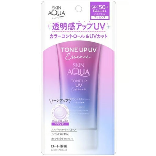 AsiaBeautyMall Rohto Skin Aqua Tone Up UV Essence SPF 50+ PA++++ Sunscreen