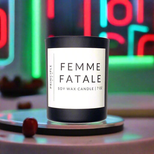 P R I N C I P L E Femme Fatale Soy Wax Candle Candles