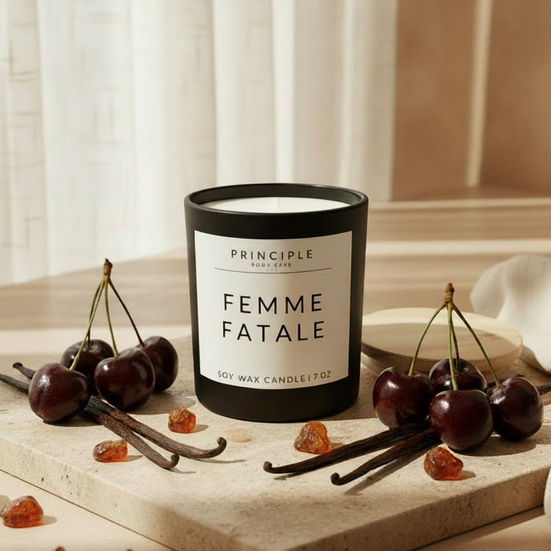 P R I N C I P L E Femme Fatale Soy Wax Candle Candles