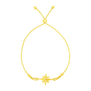 Bids.com 14k Yellow Gold Adjustable Bracelet with Star Bracelets