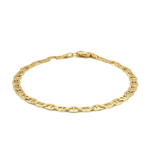 Bids.com 4.5mm 10k Yellow Gold Mariner Link Bracelet Bracelets White Smoke 7 / Yellow Gold,8 / Yellow Gold