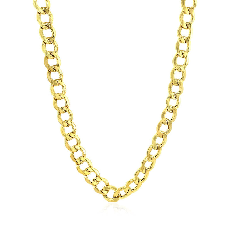 Bids.com 6.1mm 10k Yellow Gold Curb Chain Necklaces