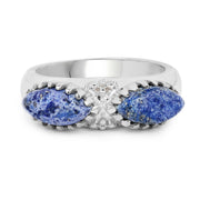 Bids.com 2.28 Carat Genuine Lapis Lazuli .925 Sterling Silver Ring Rings