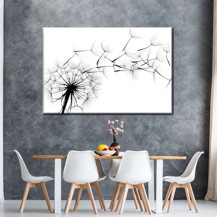 Flying Dandelion Wall Art