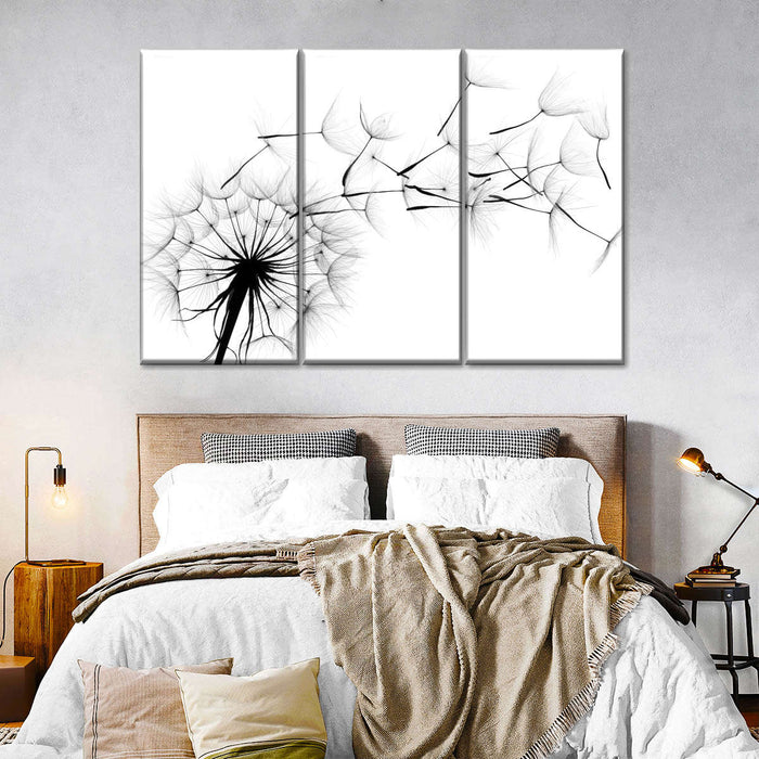 Flying Dandelion Wall Art