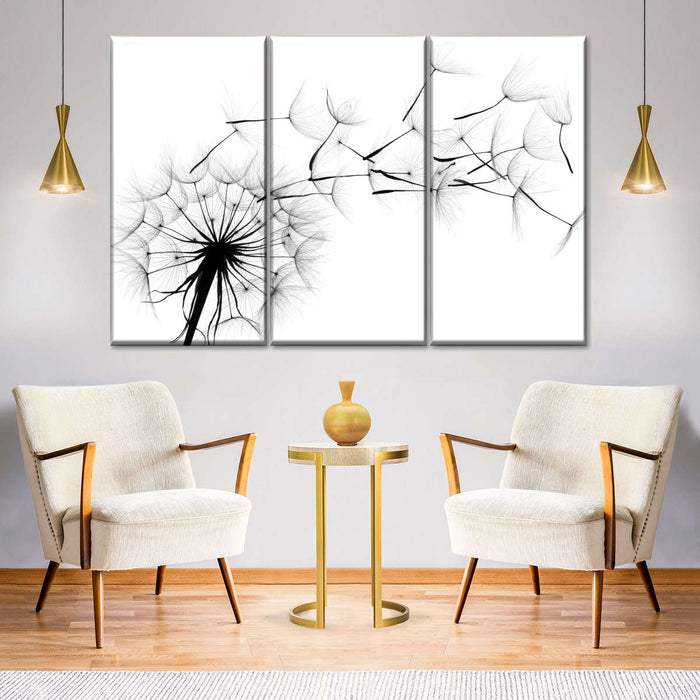 Flying Dandelion Wall Art