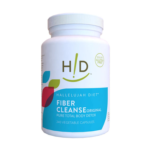 Hallelujah Diet Fiber Cleanse Capsules - Natural Colon Cleanse - (240 Count) 6oz