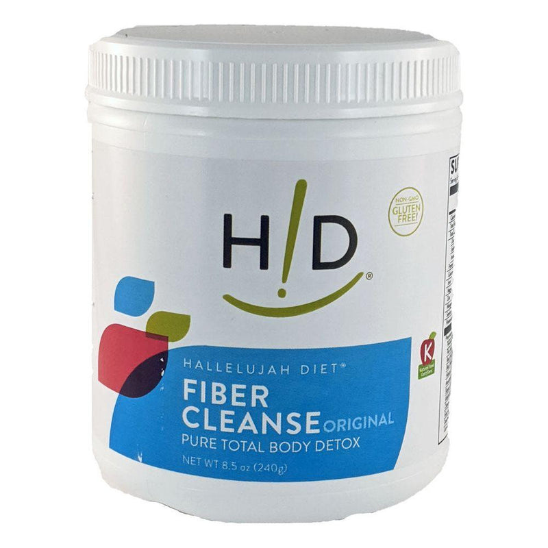 Hallelujah Diet Fiber Cleanse Powder - Natural Colon Cleanse - (Original, 8 oz) Fiber and Detox