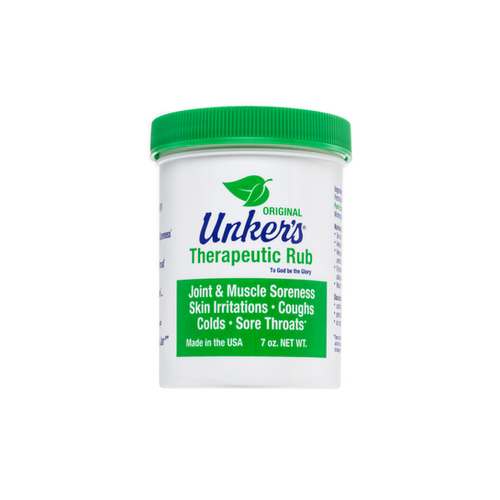 Unkers Unker's Original Therapeutic Rub 7 Oz Medicated Salve