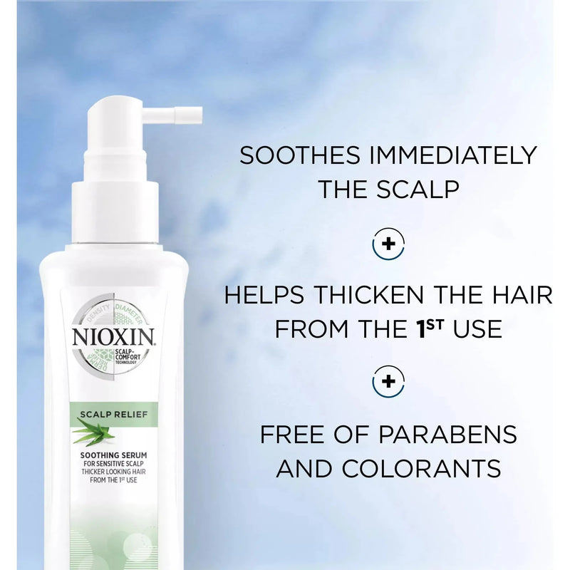 Nioxin Nioxin Scalp Relief Soothing Serum for Sensitive Scalp 100ml/ 3.3oz Hair Serum Lavender