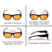 eyekeeper.com Fitover Glasses Blue Light Blocking Eyeglasses DSXM1802 Eyeglasses