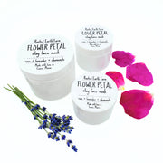 Rooted Earth Farm + Apothecary Flower Petal Clay Face Mask Face Masks + Scrubs