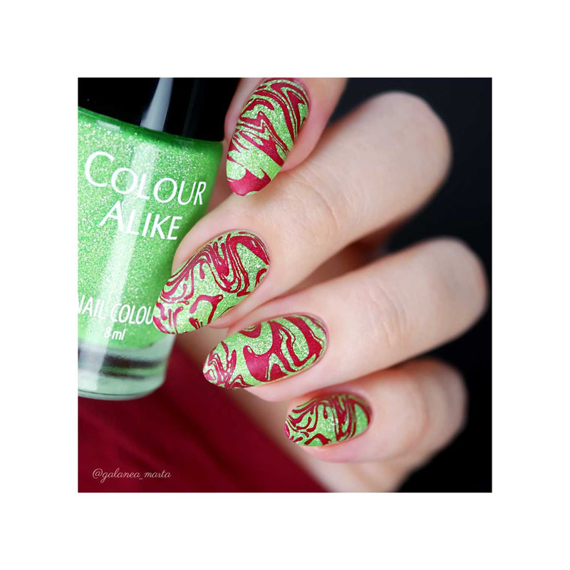 UberChic Beauty Fluid Movement - Liquid Textures Stamping Plate