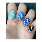 UberChic Beauty Fluid Movement - Liquid Textures Stamping Plate