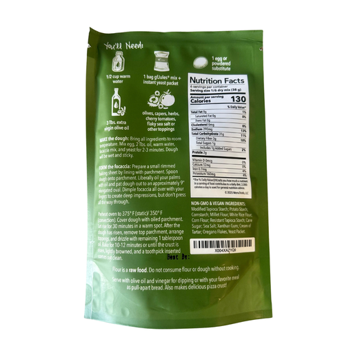 gfJules 10-Minute Gluten Free Focaccia Mix Food Items