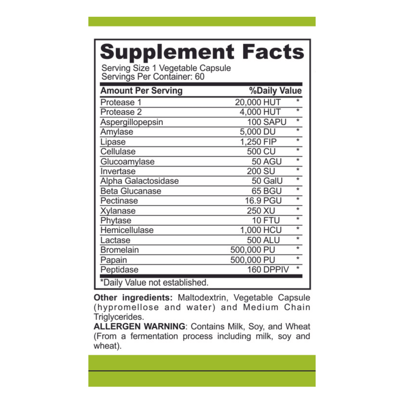 casa de sante FODMAP Digestive Enzymes MD PhD Formulated Non GMO Gut Friendly Low FODMAP Digestive Support Supplements