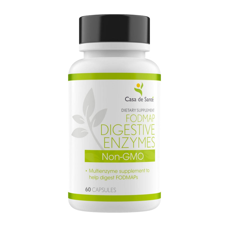 casa de sante FODMAP Digestive Enzymes MD PhD Formulated Non GMO Gut Friendly Low FODMAP Digestive Support Supplements