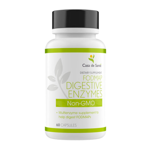 casa de sante FODMAP Digestive Enzymes MD PhD Formulated Non GMO Gut Friendly Low FODMAP Digestive Support Supplements