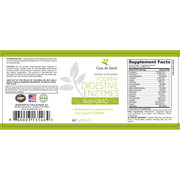 casa de sante FODMAP Digestive Enzymes MD PhD Formulated Non GMO Gut Friendly Low FODMAP Digestive Support Supplements
