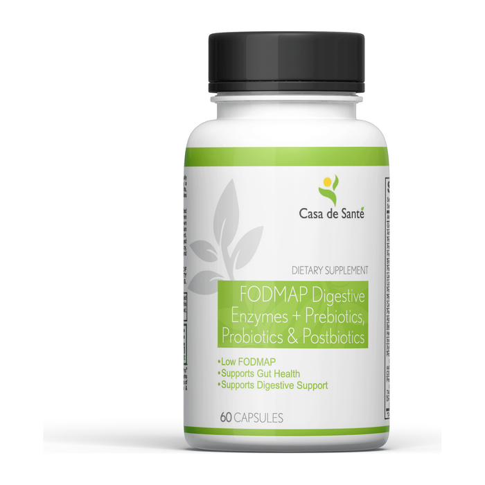 Metabolic Support Low FODMAP Digestive Enzymes with Probiotics - Physician-Formulated Gut Health Supplement