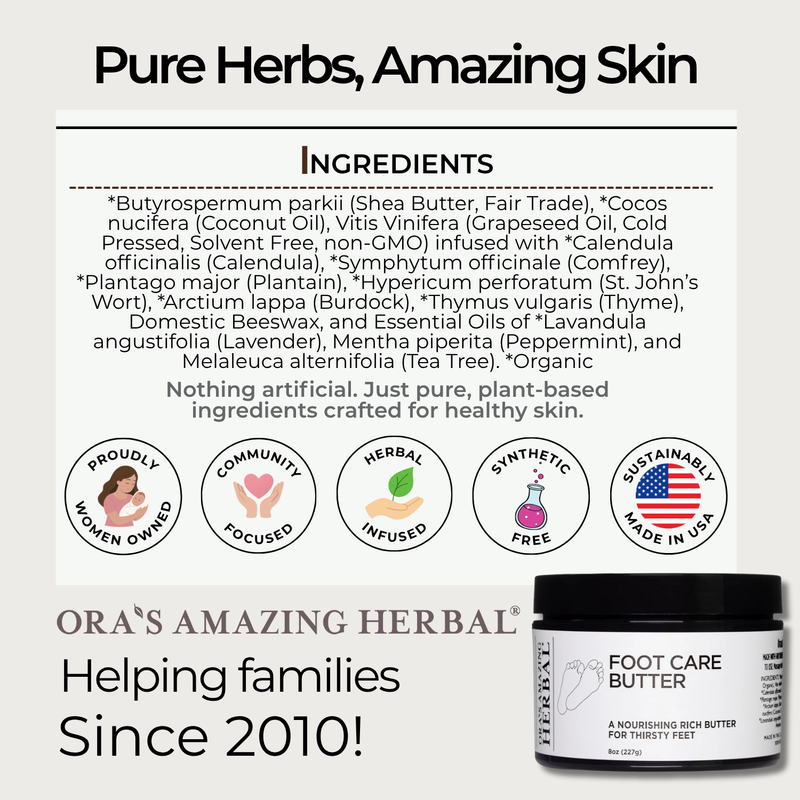 Ora's Amazing Herbal Foot Care Butter Foot Care