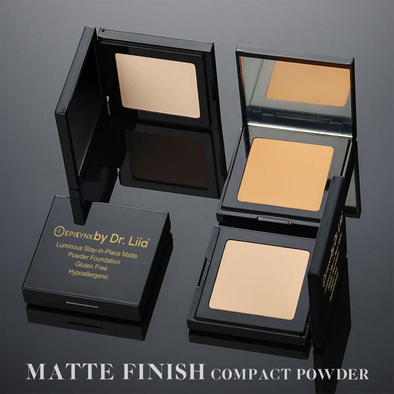 EpiLynx Luminous Matte Powder Foundation – Vegan, Gluten-Free, Allergen-Friendly