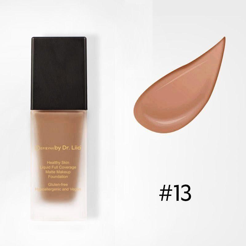 EpiLynx Healthy Skin Full Coverage Matte Foundation with SPF 30 – Vegan, Gluten-Free & Hydrating
